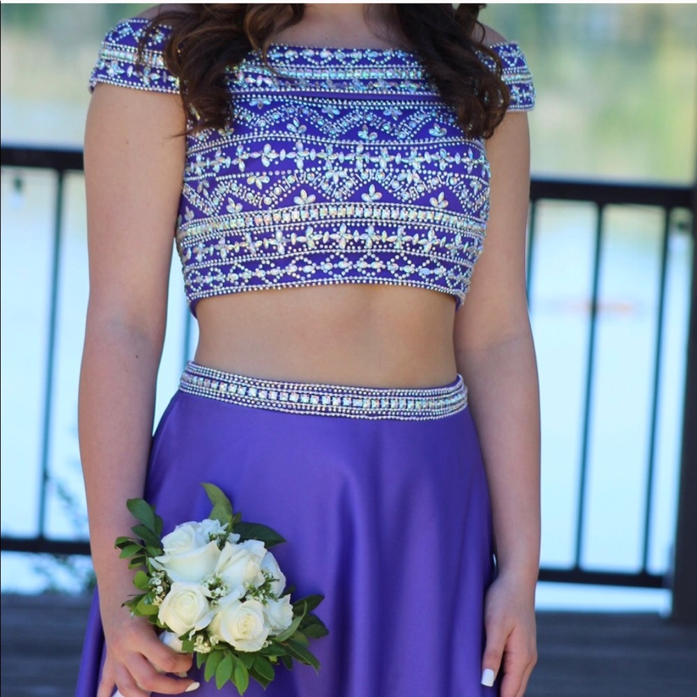 Two Piece Prom Dress